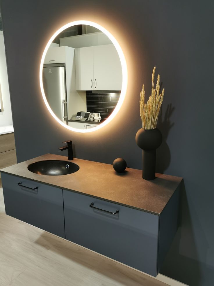 Make a Bold Statement with a Black Bathroom Sink